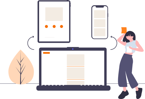 tablet phone computer woman